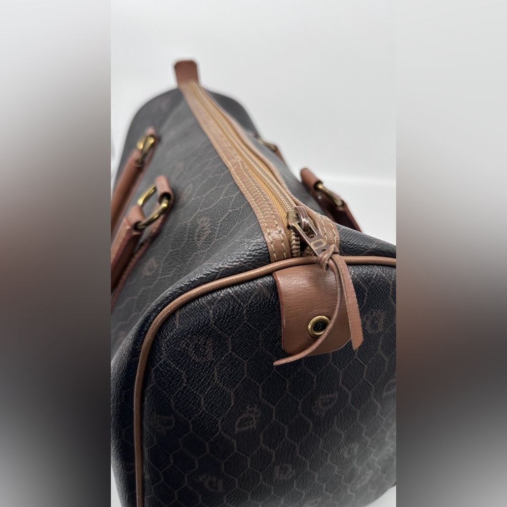 Vintage Christian Dior Honeycomb Boston Bag - Picture 6 of 16